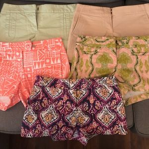 5 pairs J Crew women’s shorts- like new